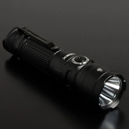 Taktická LED dobíjecí vodotěsná svítilna 20W 4000lm 6000K A406 velmi výkonná VIDEX