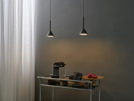 Dekor LED 5W 180lm 3000K Teplé závěsné stropní svítidlo Black Decor Ledvance