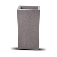 LED nástěnné svítidlo G9 fasádní svítidlo Beton Světle šedá Square IP20 VT-893 V-TAC