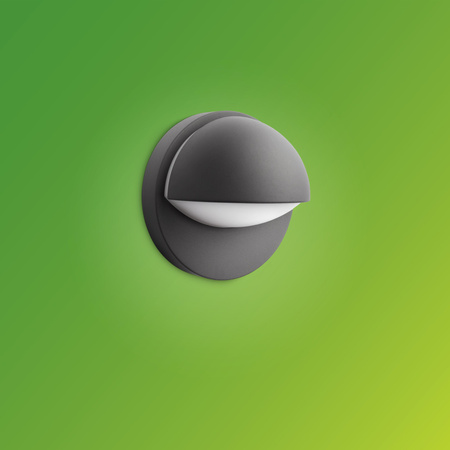 Zahradní lampa LED nástěnná lampa ČERVEN myGarden E27 IP44 kulatá antracitová PHILIPS