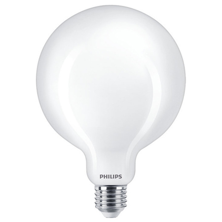 Globe E27 G120 LED žárovka 8.5W = 75W 1055lm 2700K Teplá bílá Filament Milky PHILIPS