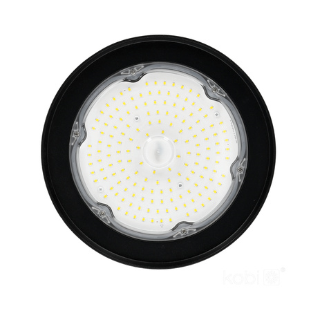 Průmyslové svítidlo LED High Bay 100W 14000lm 4000K Neutral Black IP66 IK10 Rio Pro Kobi