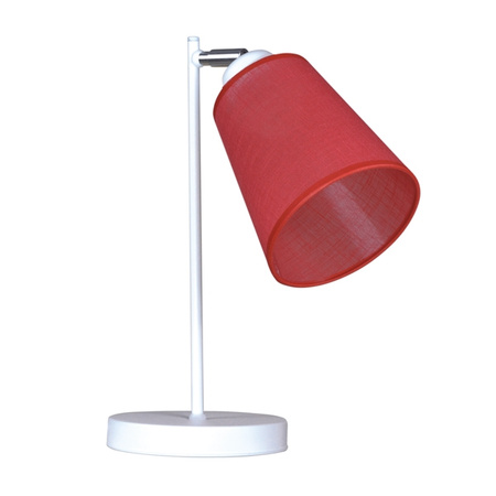 Stolní lampa K-3763 1xE27 230V Kaja červenobílá