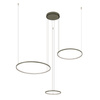 LED závěsné stropní svítidlo 45W 1600lm 3000K Warm Olive Modern CIRCOLO LED 11398 Nowodvorski