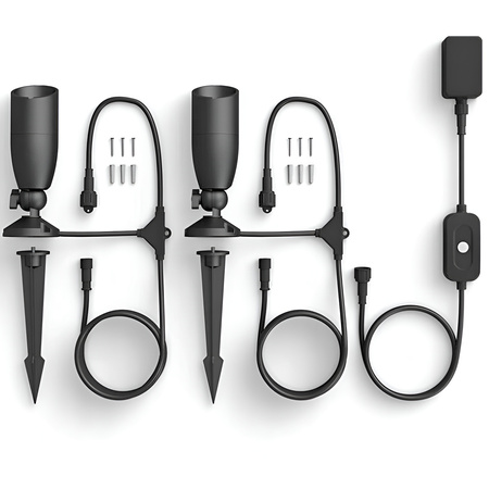 2x LED zahradní venkovní reflektor 10W RGB SMART WiFi WiZ