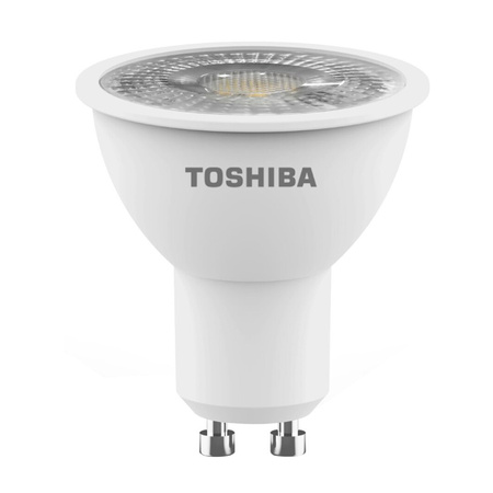LED žárovka GU10 7W = 76W 560lm 4000K neutrální bílá reflektor TOSHIBA