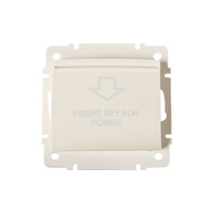 Hotelový spínač NO zpoždění 16A Square Beige LOGI Kanlux