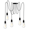 5x E27 Závěsná stropní lampa, Pavouk ARANE LUMILED