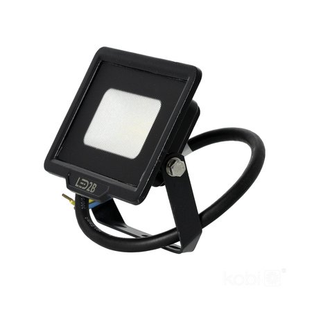 LED reflektor venkovní zahradní 10W 800lm 6500K studený 120° IP65 černý MH Kobi