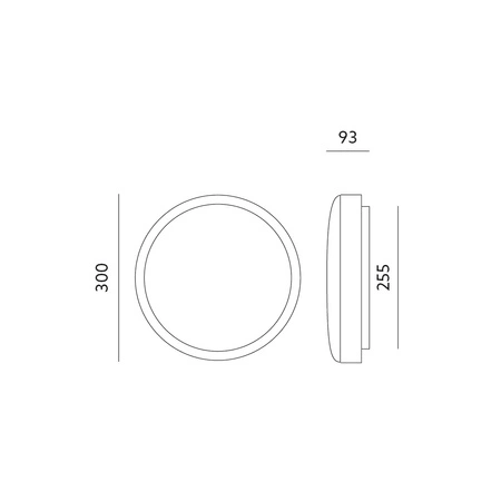 LED stropní svítidlo do koupelny s povrchovou montáží 24W 2400lm 4000K neutrální 120° bílá IP66 IK10 Defender Kobi