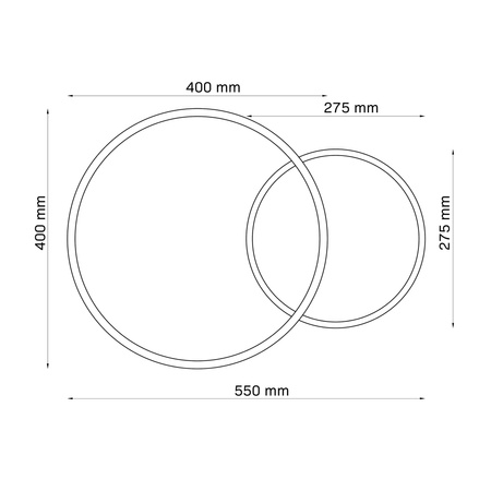 Stropní svítidlo LED 33W 2700lm 4000K neutrální bílá ROMAN Sanico Goldlux