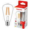 LED žárovka E27 ST64 7W = 60W 806lm 2700K teplá bílá Filament Dimmable TOSHIBA