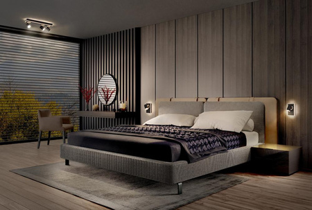 LED stropní nástěnné svítidlo pro povrchovou montáž 16,5 W 540lm CCT Dekorativní černý bod Mars Ledvance