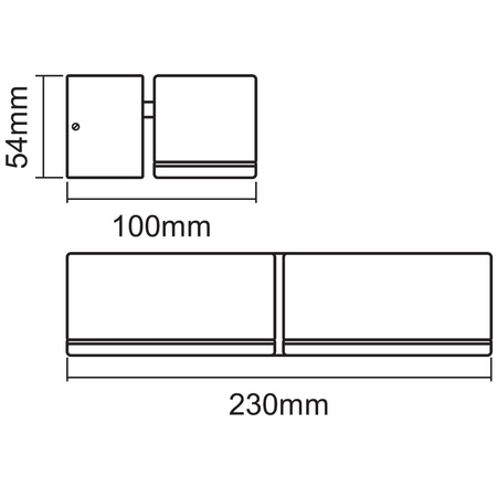 Nástěnné venkovní fasádní svítidlo pohyblivé 13W 800lm 3000K Endura Style Mini Spot LEDVANCE