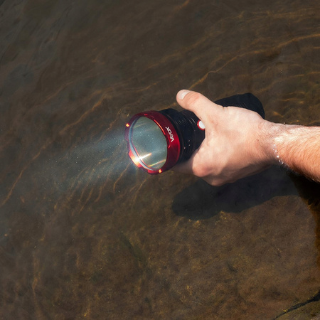 Taktická svítilna LED Pro nabíjecí svítilna USB-C 20W 2000lm IPX5 VAYOX