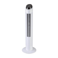 Sloupový ventilátor Trubkový Cirkulátor vzduchu Stojací ventilátor Bílý 83cm 50W displej + dálkové ovládání