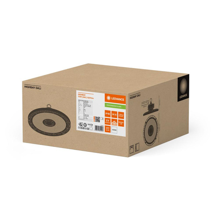 LED průmyslové svítidlo 75W 13275lm 4000K neutrální stmívatelné černé IP66 IK10 High Bay Gen 5 Ledvance