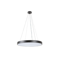 LED stropní závěsné svítidlo 36W černé moderní Tesia Rabalux