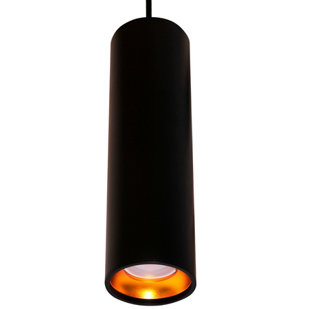 IL MIO LATI GU10 černo-zlatá GOLDLUX (Polux) stropní závěsná lampa 120cm