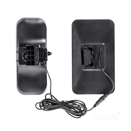 Venkovní solární LED reflektor Zahrada 13W 1400lm 4000lm Neutrální 120° se senzorem pohybu a soumraku IP65 IK03 Černá Phoenix Kobi