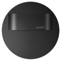 LED svítidlo na schodiště 0.8W 4000K 10V DC IP20 matná černá RUEDA SHORT Skoff