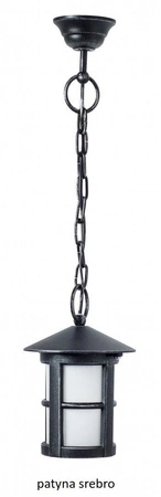 Venkovní závěsná LED zahradní lampa CORDOBA K 1018/1/T E27 Su-Ma