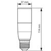 LED žárovka STICK E27 T38 9.5W = 75W 1050lm 4000K Neutrální bila PHILIPS CorePro