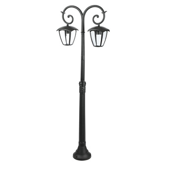 Zahradní lampa Lucerna 2xE27 vysoká 141CM černá VT-738 V-TAC