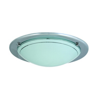 Plafond LED stropní svítidlo Povrchová montáž 2x E27 Chrome Classic Ufo Rabalux