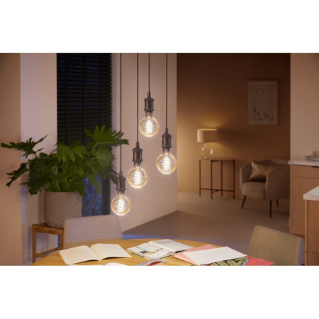 LED Globe E27 G95 7W CCT PHILIPS HUE White & Ambiance Filament Bluetooth Zigbee žárovka