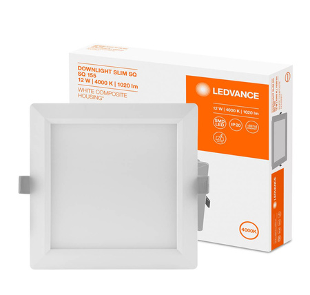 Zapuštěný LED panel 12W 4000K DOWNLIGHT Slim SQ155 LEDVANCE čtvercový