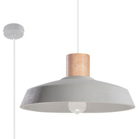AFRA E27 Loft Závěsné stropní svítidlo šedé SOLLUX