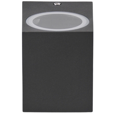 Venkovní zahradní nástěnné svítidlo s LED 1x GU10 BOSTON GOLDLUX (Polux) ALUMINIUM GRAY