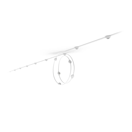 Venkovní zahradní girlanda 18 m IP65 32LED RGB SMART Smart Bluetooth ZigBee Bílá a barevná Ambiance Festavia Philips HUE