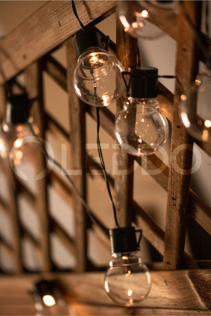 SOLAR GIRLANDA zahradní okrasný řetěz 3.8 m 10 kuliček 3000K teplý