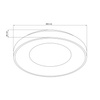 Plafond LED stropní svítidlo 48W 5300lm CCT 120° bílé černé IP44 pilotní stmívatelné Witold Sanico Goldlux
