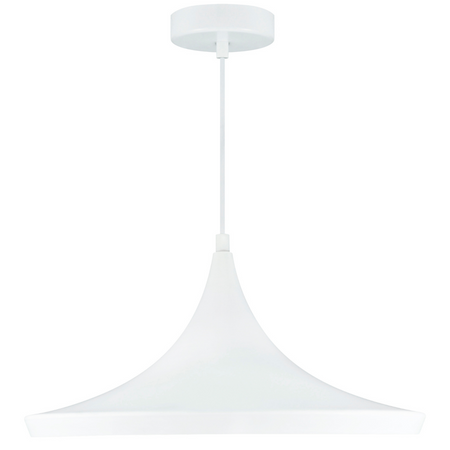 Lustrová závěsná stropní lampa IL MIO MODERN P-306A E27 bílá a zlatá - GOLDLUX (Polux)