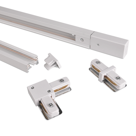 Osvětlovací přípojnice 1-fázová 1m bílá Sanico Goldlux