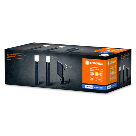 Reflektor inteligentní solární zahradní lampy RGB+W IP44 SMART+ BLUETOOTH LEDVANCE