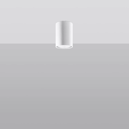 Svítidlo pro povrchovou montáž LAGOS GU10 Halogen Spot Tuba 10cm Bílá SOLLUX