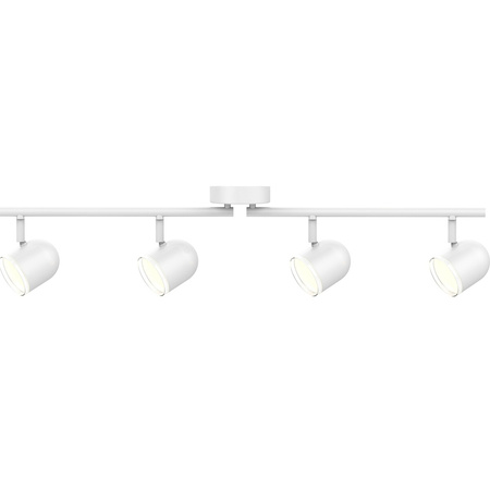 Stropní/nástěnné svítidlo nastavitelné 16.8W LED RAWI 4 bílé 3000K GOLDLUX (Polux)