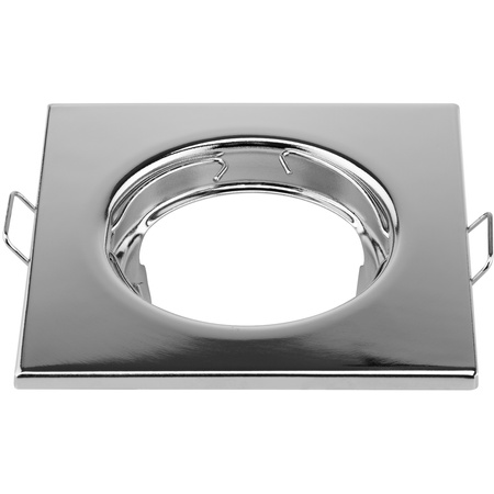 6x PAVO Chromovaný plech MR16 GU10 LUMILED čtvercové halogenové svítidlo k zapuštění do zdi