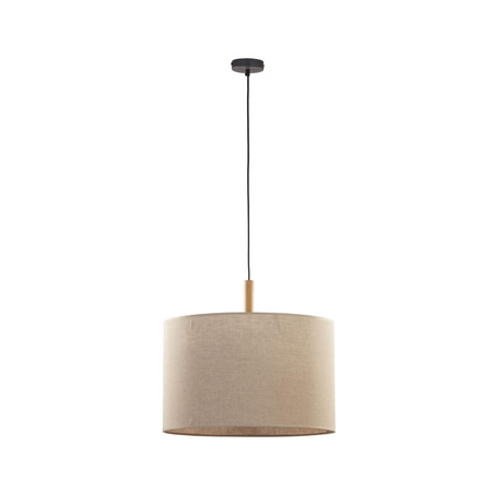 DEVA NATURE Závěsné stropní svítidlo Stínidlo béžové a černé Classic E27 6107 TK Lighting