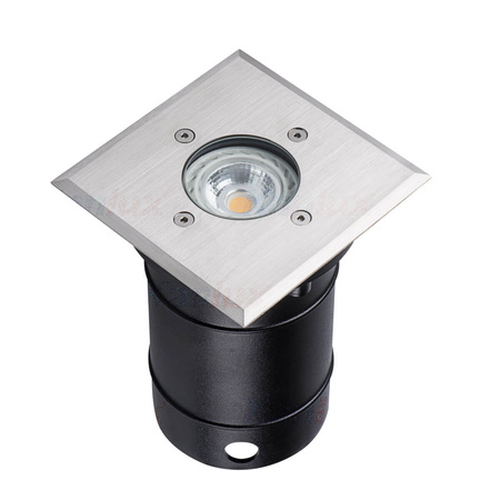 GU10 KANLU IP67 IK08 Square Flush Mounted Silver Podsklepní svítidlo BERG KANLUX