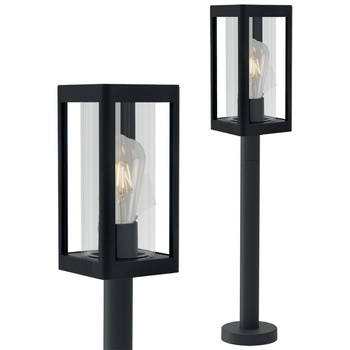 Venkovní zahradní lampa E27 POST 50cm QUADRA LUMILED