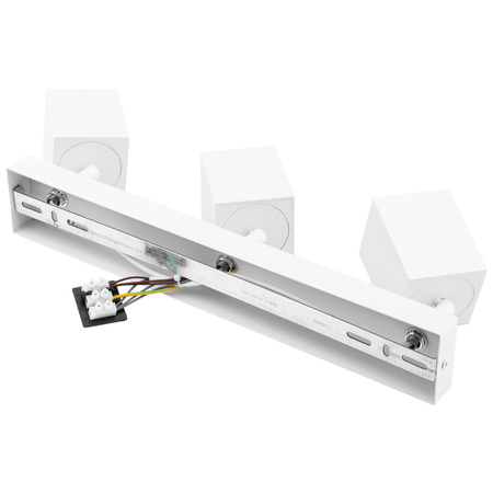 Stropní reflektorové nástěnné svítidlo 3xGU10 QUANTUS White