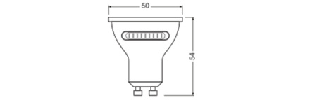 LED žárovka PAR16 Reflektor GU10 4,2W = 55W 400lm 2700 - 4000 - 6500K CCT 36° SUPERSTAR Osram