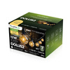 Zahradní venkovní světelný řetěz Girland 20m 60x LED + 2 žárovky 12W Warm 2700K DOLLIS2 LUMILED