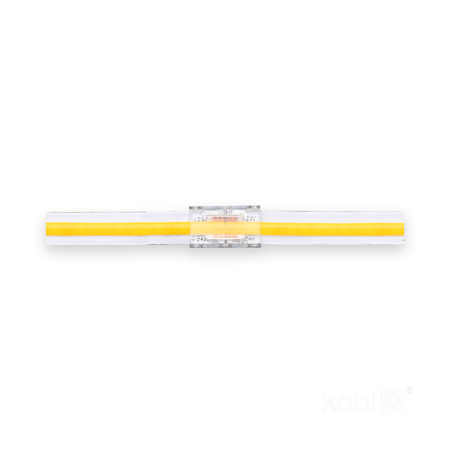 LED Tramo COB Strip Fastener Straight Click Clear 8mm Kobi