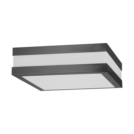 LED zahradní lampa nástěnná lampa STUTTGART E27 IP44 čtvercové stropní svítidlo bílá antracitová RABALUX